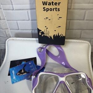 Purple Snorkel Mask